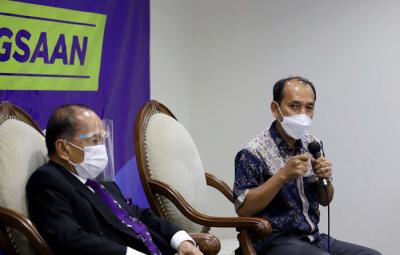 Diskusi Empat Pilar MPR di Kompleks Parlemen Senayan, Jakarta (7/6/2021).