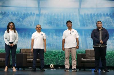 Press Conference EURO 2020 di Studio RCTI+, Kebon Jeruk, Jakarta, Selasa (8/6/2021).