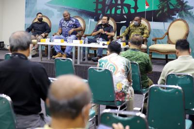Diskusi Dialog Kenegaraan di Media Center, Kompleks Parlemen MPR/DPR-DPD, Senayan, Jakarta, Rabu (9/6/2021).