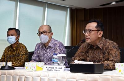 Paparan kinerja PT Asuransi Jiwa Tugu Mandiri Tbk (AJTM) di Jakarta, Jumat (11/6/2021).