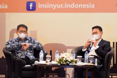 Webinar bertema Transformasi Peran Insinyur untuk Percepatan Pemulihan Kesehatan dan Ekonomi Nasional secara virtual di Jakarta. Jumat (18/6/2021).