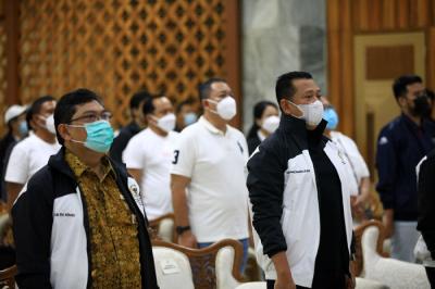 Pembukaan Turnamen Catur Indonesia Master di Nusantara V, Kompleks Parlemen MPR/DPR-DPD, Senayan, Jakarta, Sabtu (19/6/2021).