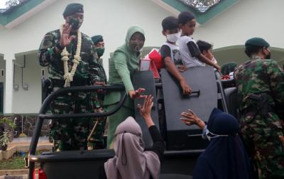 Penyerahan tugas dan tanggung jawab kepada Letkol Inf Suratman di Mako Yonif Raider 400/BR, Srondol, Semarang, Jawa Tengah, Rabu (23/6/2021).
