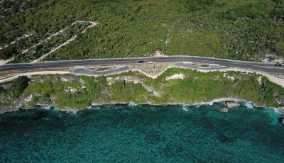 Foto udara kawasan wisata Titik Nol Sulawesi Pantai Bira , Kabupaten Bulukumba, Sulawesi Selatan, Sabtu (26/6/2021).