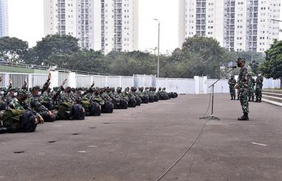 176 Tenaga Kesehatan TNI yang telah tiba tersebut akan ditempatkan di wilayah DKI Jakarta.