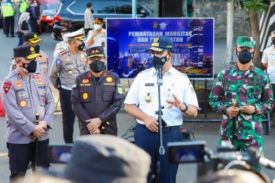 Apel Aman Nusa II Penanganan Covid-19 di Polda Metro Jaya, Jumat (2/7/2021).