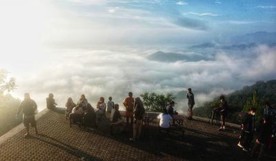 Suasana perkampungan Lolai di Kabupaten Tana Toraja, Sulawesi Selatan, Rabu (7/7/2021).