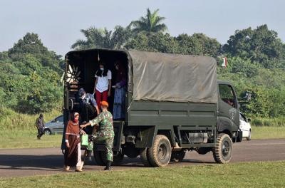 TNI Angkatan Udara terus mendukung percepatan vaksinasi nasional.