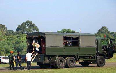 TNI Angkatan Udara terus mendukung percepatan vaksinasi nasional.