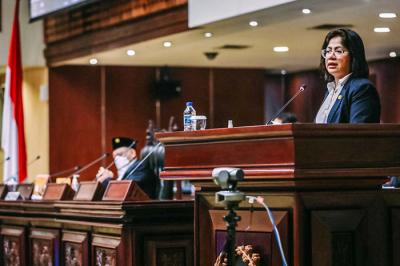 Sidang Paripurna ke-12 secara fisik dan virtual dengan agenda laporan pelaksanaan tugas alat kelengkapan dan pengesahan keputusan DPD RI, Jumat (16/7/2021).