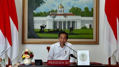 Presiden Jokowi menyampaikan pesan kepada seluruh anak Indonesia pada puncak peringatan Hari Anak Nasional 2021 di Istana Kepresidenan Bogor, Jumat (23/7/2021).
