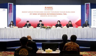Rapat Umum Pemegang Saham Tahunan (RUPST) MSIN Tahun Buku 2020 di MNC Center Jakarta, Rabu (28/7/2021).
