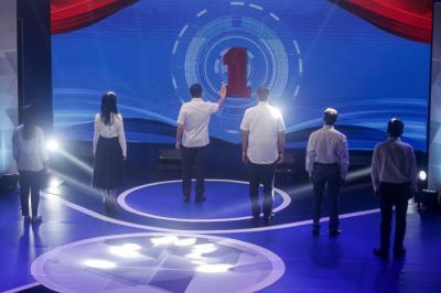Ketua Umum Partai Perindo Hary Tanoesodibjo saat peluncuran logo baru Partai Perindo di MNC Conference Hall, Jakarta Pusat, Jumat (6/8/2021).