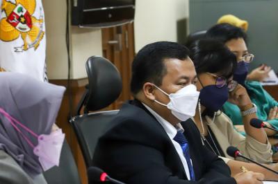 Uji kelayakan dan kepatutan (fit and proper test) dengan Komite IV DPD RI di Kompleks Parlemen, Senayan, Jakarta, Selasa (10/8/2021).