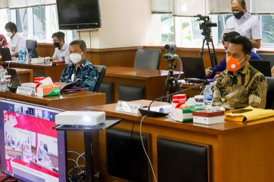 Uji kelayakan dan kepatutan (fit and proper test) dengan Komite IV DPD RI di Kompleks Parlemen, Senayan, Jakarta, Selasa (10/8/2021).