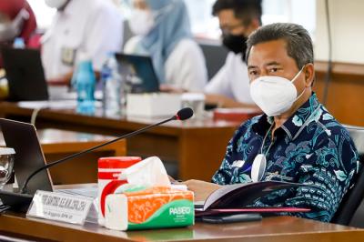 Uji kelayakan dan kepatutan (fit and proper test) dengan Komite IV DPD RI di Kompleks Parlemen, Senayan, Jakarta, Selasa (10/8/2021).