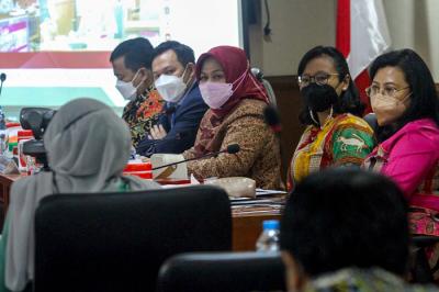 Uji kelayakan dan kepatutan (fit and proper test) di Gedung DPD, Kompleks Parlemen Senayan, Jakarta, Rabu (11/8/2021).