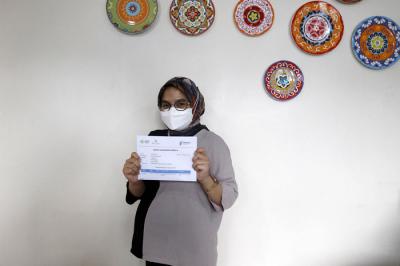 Sejumlah ibu hamil dan menyusui mengikuti vaksinasi Covid-19 di RSIA Tambak, Jakarta, Rabu (18/8/2021).