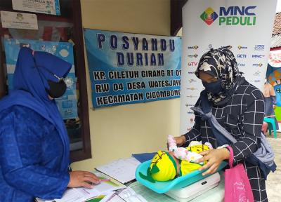 MNC Peduli kembali mengadakan penyuluhan gizi kepada balita dan ibu hamil di Posyandu Durian tepatnya Kampung Ciketuh Girang, Desa Wated Jaya, Kabupaten Bogor.