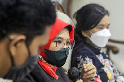 Diskusi Forum Legislasi di Media Center, Kompleks Parlemen Senayan, Jakarta, Selasa (7/9/2021).