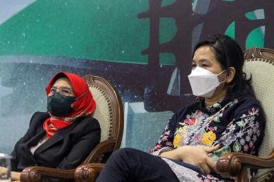 Diskusi Forum Legislasi di Media Center, Kompleks Parlemen Senayan, Jakarta, Selasa (7/9/2021).