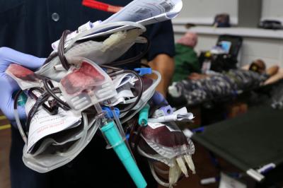 Pelaksanaan donor darah bertema 