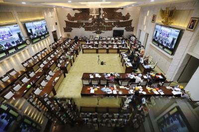 Calon anggota BPK Shohibul Imam mengikuti uji kelayakan dan kepatutan oleh Komisi XI DPR di Kompleks Parlemen Senayan, Jakarta, Rabu (8/9/2021).
