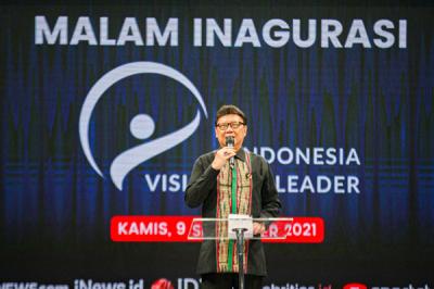 Malam inagurasi di MNC Coference Hall, iNews Tower lantai 3, Kebon Sirih, Jakarta Pusat, Kamis (9/9/2021).