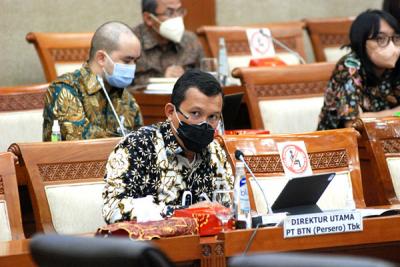 Rapat Dengar Pendapat (RDP) bersama Komisi VI Dewan Perwakilan Rakyat (DPR) RI di Jakarta, Kamis (9/9/2021).