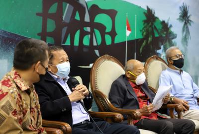 Diskusi Forum Legislasi di Media Center, Nusantara III, Kompleks Parlemen MPR/DPR-DPD, Senayan, Jakarta, Selasa (14/9/2021).
