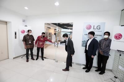 Peresmian LG Air Conditioning Academy di Jakarta, Kamis (16/9/2021).