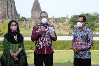 Penganugerahan Indonesia Human Capital Award 2021 di Prambanan, Yogyakarta, Jumat (17/9/2021).