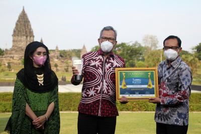 Penganugerahan Indonesia Human Capital Award 2021 di Prambanan, Yogyakarta, Jumat (17/9/2021).
