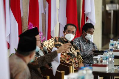 Dialog Kebangsaan di Lobby Nusantara IV, Kompleks Parlemen MPR/DPR-DPD, Senayan, Jakarta, Kamis (23/9/2021).