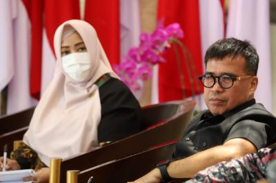 Dialog Kebangsaan di Lobby Gedung DPD, Kompleks Parlemen MPR/DPR-DPD, Senayan, Jakarta, Rabu (29/9/2021).