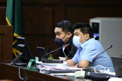 Terpidana seumur hidup Heru Hidayat dalam kasus korupsi Jiwasraya menjalani kembali sidang di Pengadilan Tipikor, Jakarta, Rabu (29/9/2021).