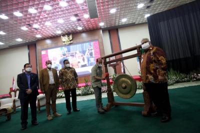 Dialog Badan Kerjasama (BKS) Provinsi Kepulauan di Nusantara IV, Kompleks Parlemen MPR/DPR-DPD, Senayan, Jakarta, Rabu (6/10/2021).