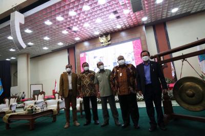 Dialog Badan Kerjasama (BKS) Provinsi Kepulauan di Nusantara IV, Kompleks Parlemen MPR/DPR-DPD, Senayan, Jakarta, Rabu (6/10/2021).