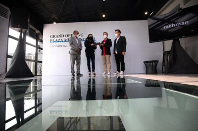 Peresmian Plaza MINI Senopati, Kebayoran Baru, Jakarta Selatan, Kamis (7/10/2021).