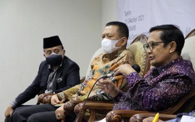 Focus Group Discussion MPR di Media Center, Kompleks Parleme Senayan, Jakartra, Senin (11/10/2021).