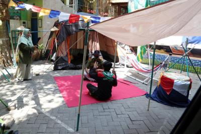 Kreatif Characterr Camp, di Surabaya, Jawa Timur, Kamis (21/10/2021).