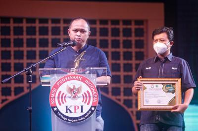 Anugerah Syiar Ramadan (ASR) 2021 di LPP RRI, Jakarta Pusat, Jumat (22/10/2021).