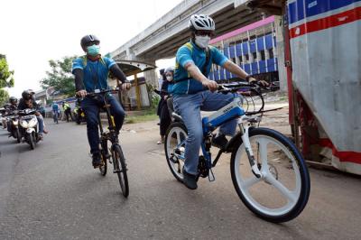 PLN menargetkan donasi yang terkumpul dari PLN Mobile Virtual Run & Ride 2021 sebesar Rp 14 miliar.