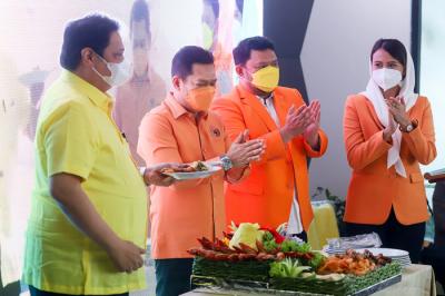 Peresmian Markas Baru MKGR di Bendungan Hilir, Jakarta Pusat, Minggu (24/10/2021).