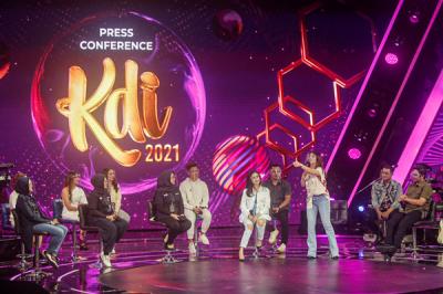 konferensi pers KDI 2021 di Studio 14, MNC Studios, Kebon Jeruk, Jakarta Barat, Senin (25/10/2021).