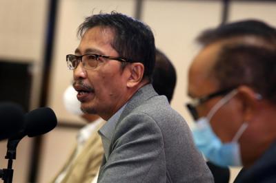 Paparan kinerja Triwulan III 2021 PT Bank Pembangunan Daerah Jawa Timur Tbk di Kantor Pusat bankjatim di Surabaya, Jawa Timur, Kamis (28/10/2021).