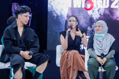 Konferensi pers serial 'Twisted 2' di Jakarta Concert Hall, iNews Tower, Kebon Sirih, Jakarta Pusat, Jumat (29/10/2021).