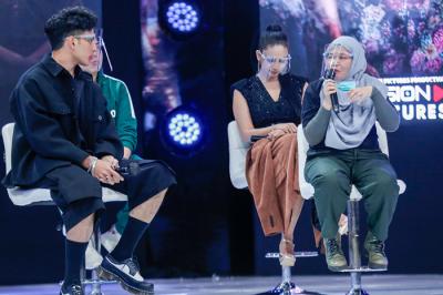 Konferensi pers serial 'Twisted 2' di Jakarta Concert Hall, iNews Tower, Kebon Sirih, Jakarta Pusat, Jumat (29/10/2021).
