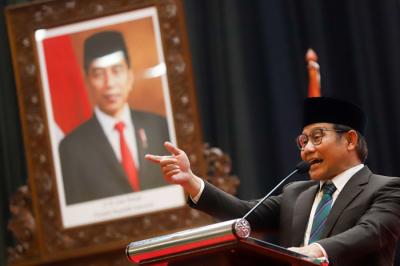 Peringatan Harlah ke-22 Fraksi PKB dan Hari Santri Nasional di Nusantara IV, Kompleks Parlemen, Senayan, Jakarta, Senin (1/11/2021).
