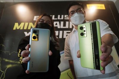 Acara yang bertajuk “realme GT Neo2 Exclusive Mini Launch & Xperience” di Surabaya, Jawa Timur, Senin (8/11/2021).